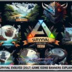 ARK: Survival Evolved (2017) Game Icons Banners