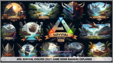 ARK: Survival Evolved (2017) Game Icons Banners